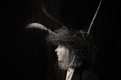 Tracy Ponich: Jan Melville Wearing a Nest (1)